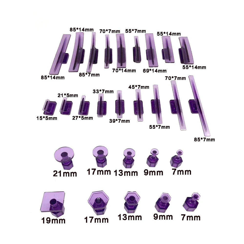 28Pcs Plastic Glue Tabs For Car Dent Remove Repair Tools 1 28Pcs Plastic Glue Tabs For Car Dent Remove Repair Tools 1