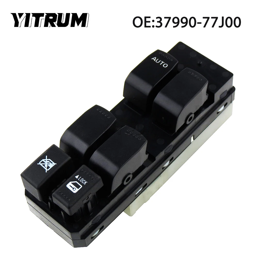 

YITRUM 37990-77J00 37990-64J20 Power Master Window Switch Button For Suzuki SX4 New Alto Swift