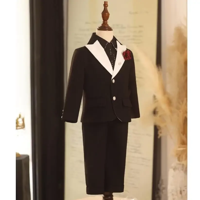 Costumes de Rhformels pour enfants, défilé, performance de piano, robe de soirée, mariage, anniversaire, blazer pour garçons, ensembles de smoking, A3853, nouveau, 2024