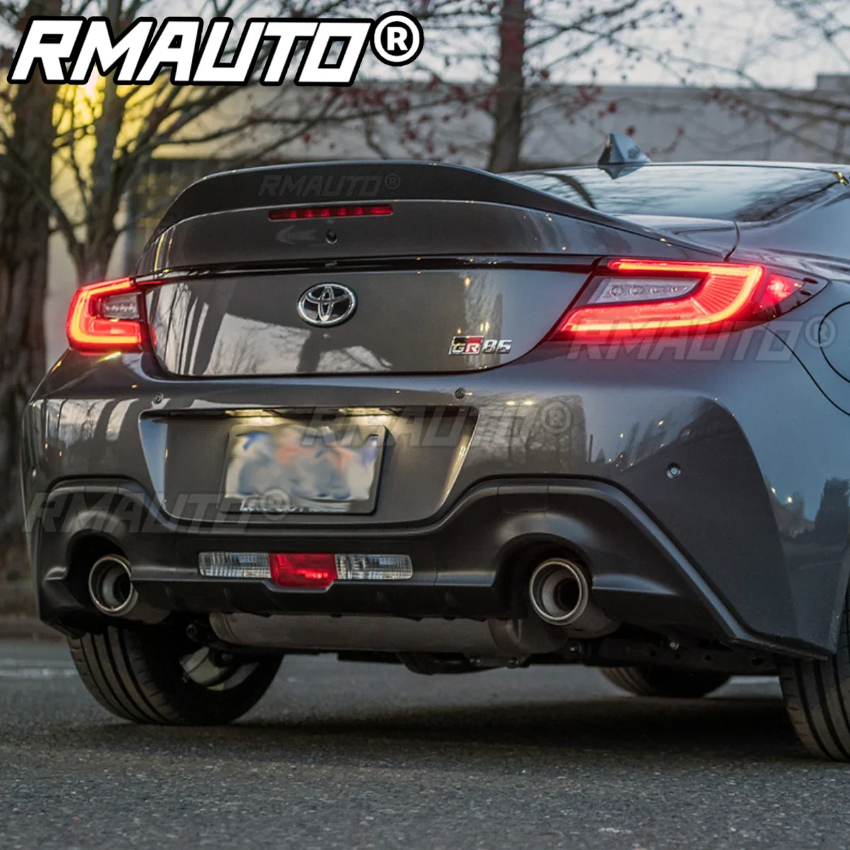 

GR86 Spoiler Real Carbon Fiber Car Rear Trunk Boot Lip Spoiler Wing Lid Rear Tail Body Kit for Subaru BRZ Toyota ZA86 GR86 2021+