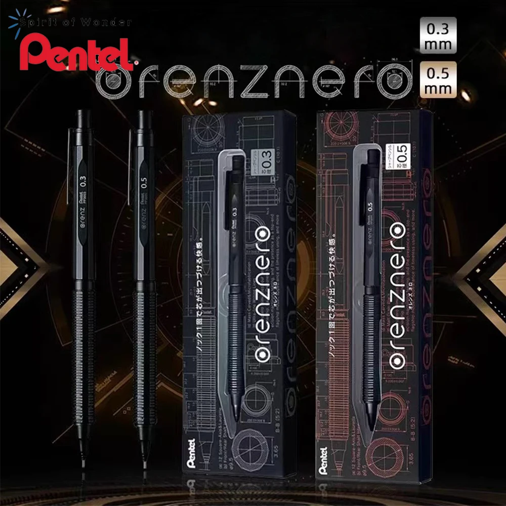 

Japan Pentel Drawing Metal Mechanical Pencil PP3005 Low Center of Gravity Anti-breaking Automatic Core 0.5mm Art Stationery