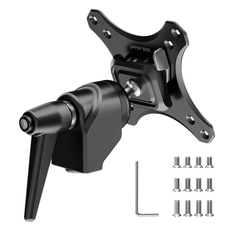 

AA84 MA016 Monitor Mount Adapter Arca Quick Release 360° Rotatable Ball Heads Monitor Back Panel Mount Light Stand Adapte
