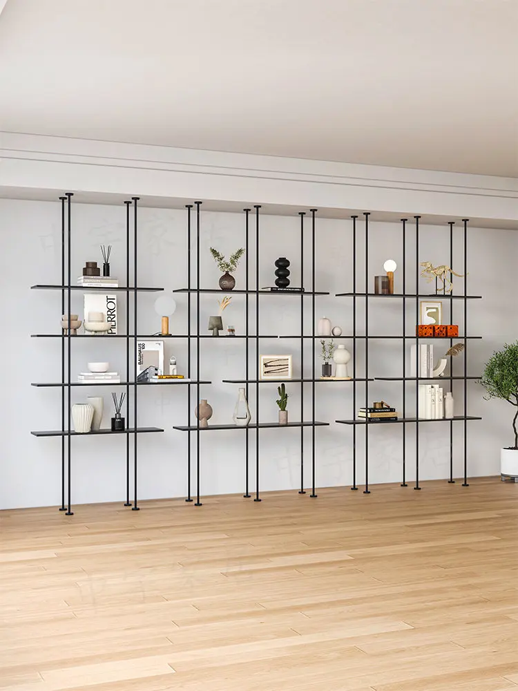 Italian minimalist bookshelf, indomitable shelf, partition bookshelf, entrance display rack, display rack, commercial hanger
