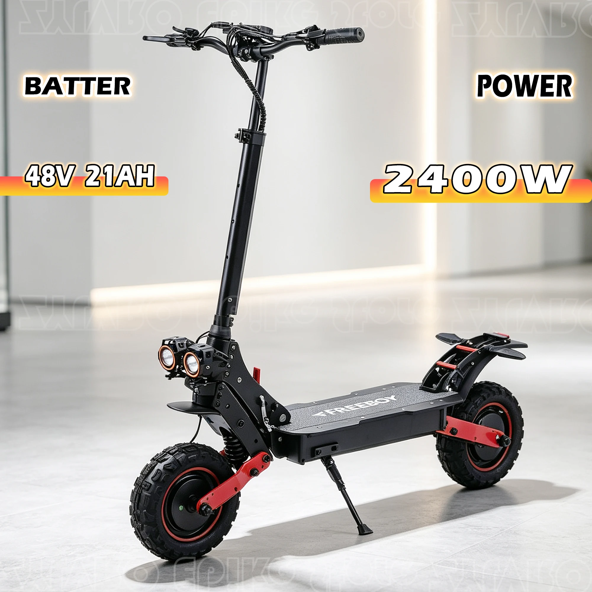 2026 Neues EU-Modell H6 2400W Dual-Motor 48V 21Ah Elektroroller für Erwachsene mit 11-Zoll-Reifen, LCD-Display, Höchstgeschwindigkeit von 60 km/h, E-Scooter, 3-7 Tage Schnellversand, Versand aus