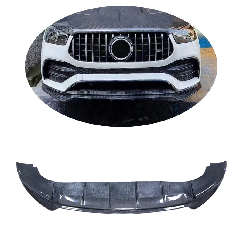 

LD Style Carbon Fiber GLE53/GLE63/350/450/GLE Coupe Front Lip for 2020-2023 Gle-Class Coupe W167