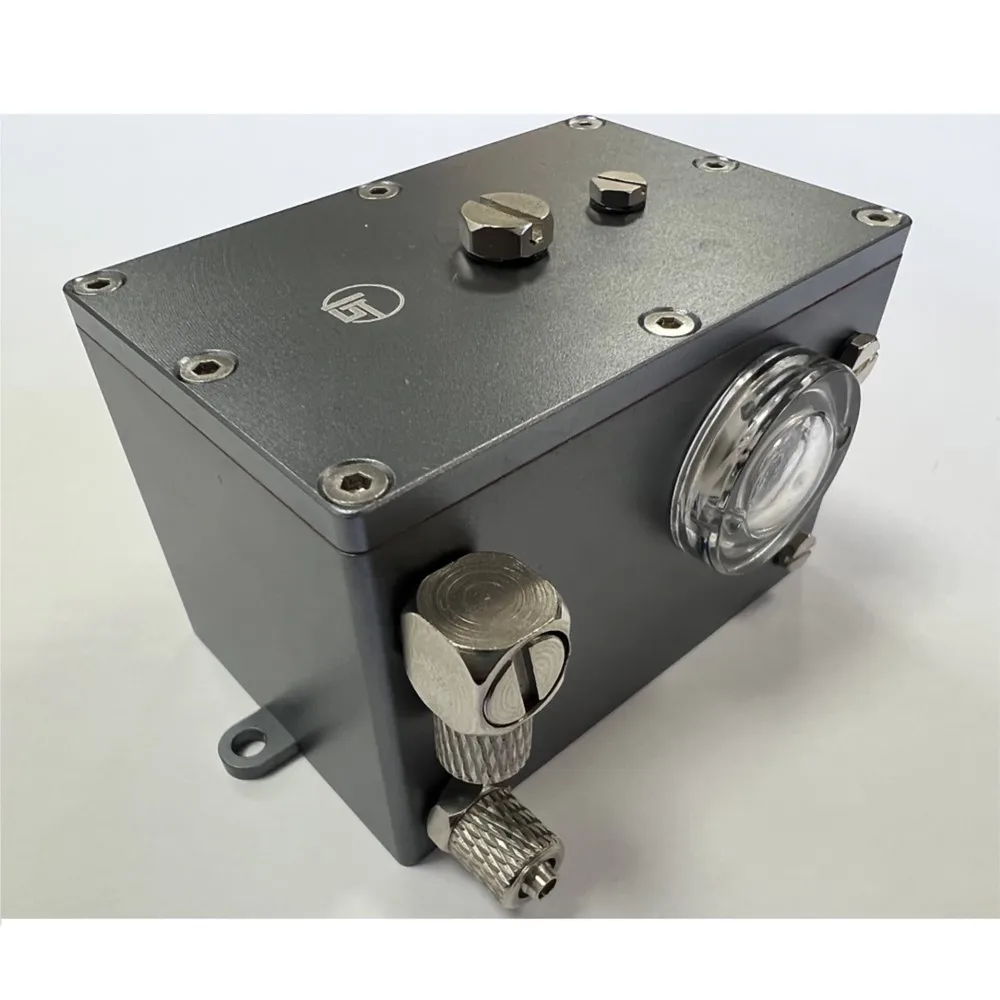 Tanque de óleo de metal 60mm para 1/14 1/16 controle remoto micro escavadeira carregador caminhão construção carro veículo atualização peça diy