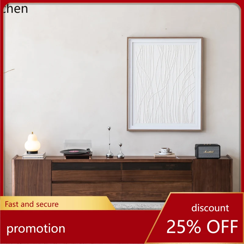 

ZML шкаф для телевизора из цельного дерева, простой в гостиной, домашний шкаф для телевизора, встроенный шкафчик для хранения