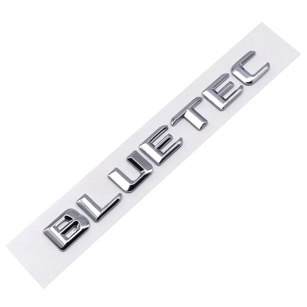 Car Whole Body Trunk Emblem Sticker BLUETEC Logo for Mercedes Benz W210 W211 W212 W124 G500 C200 E320 CLA CLK CLS ML