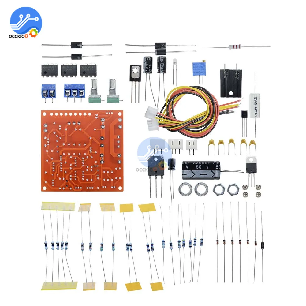 0-30V 2mA-3A Adjustable DC Regulated Power Supply DIY Kit Short Circuit Current Limiting Protection For School Education Lab