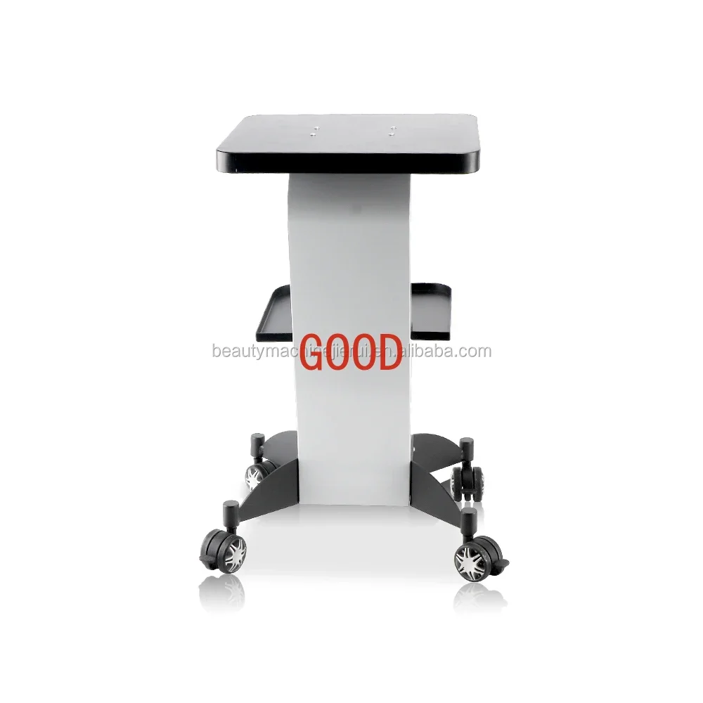 Carrello per macchina bellezza con supporto da tavolo per