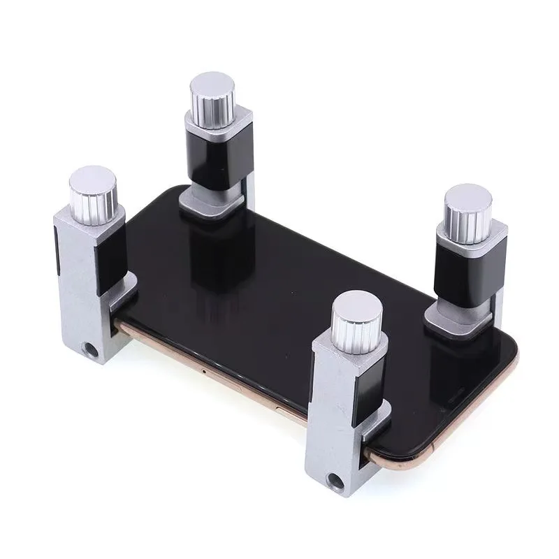 4 Piezas Pinzas Ajustables para Reparación de Teléfono, Pinza de Fijación de Pantalla, Herramienta de Remanufactura de Móvil