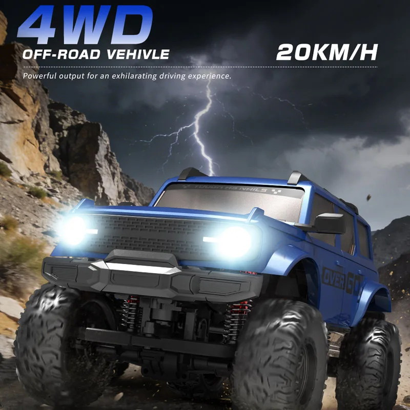 1:20 RC Car 4WD Full Proportion Remote Control Off-Road Vehicle With Led Light High Speed Climbing Drift Racing Car