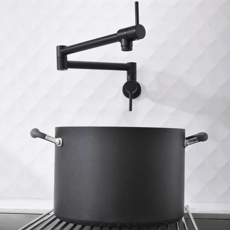 

Смеситель для кухни Ruskin, вращающийся и выдвижной одинарный смеситель для холодной раковины, складной смеситель для овощей