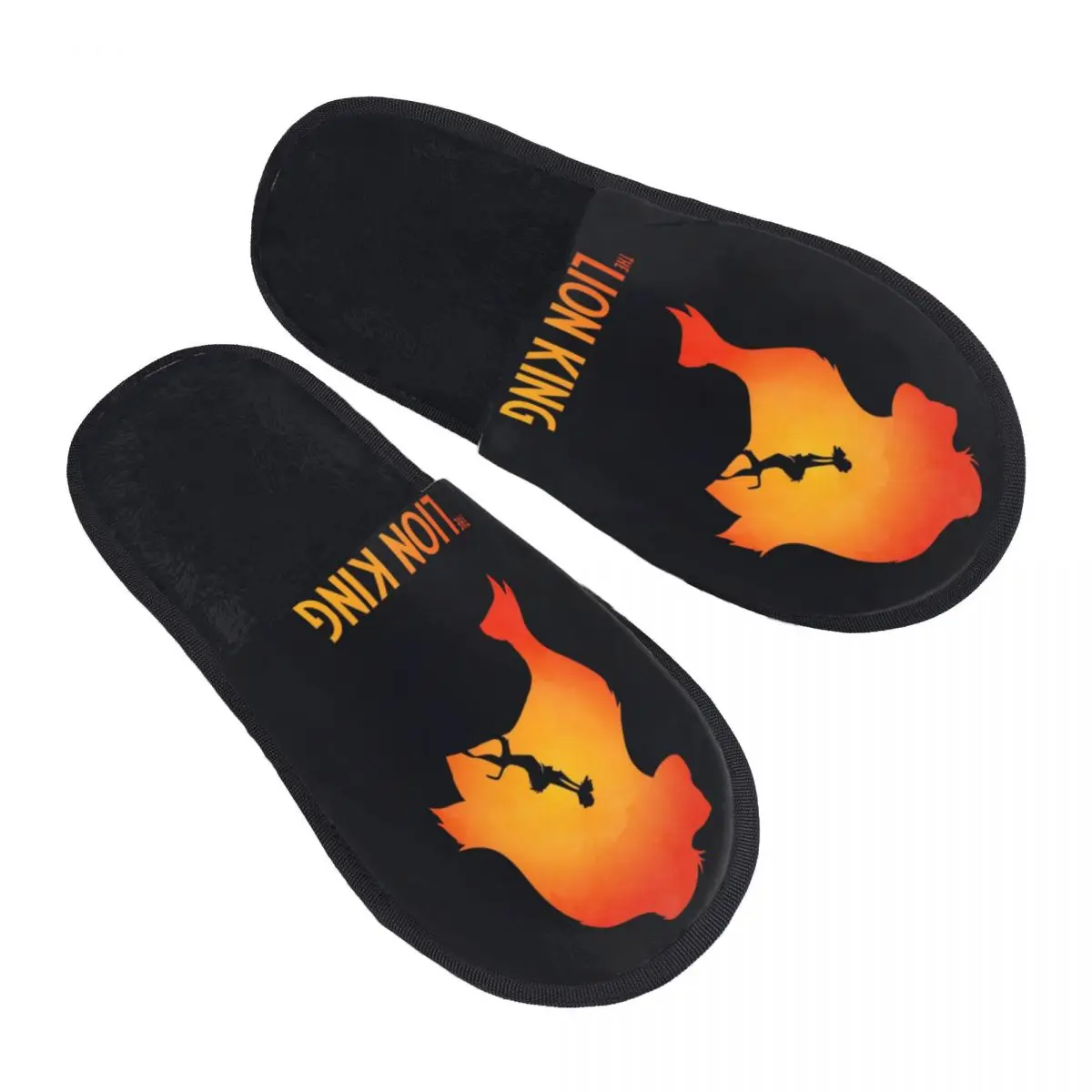 

Custom The Lion King Cartoon Memory Foam Slippers Women Soft Warm House Slippers