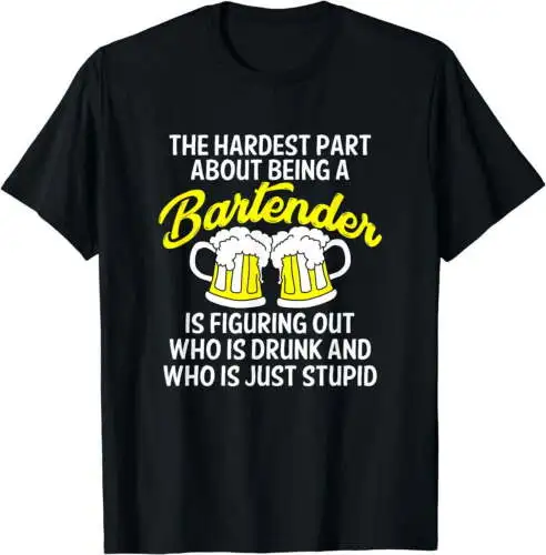 Funny Bartender Mixologist Barkeeper Professional Gift T-Shirt Black