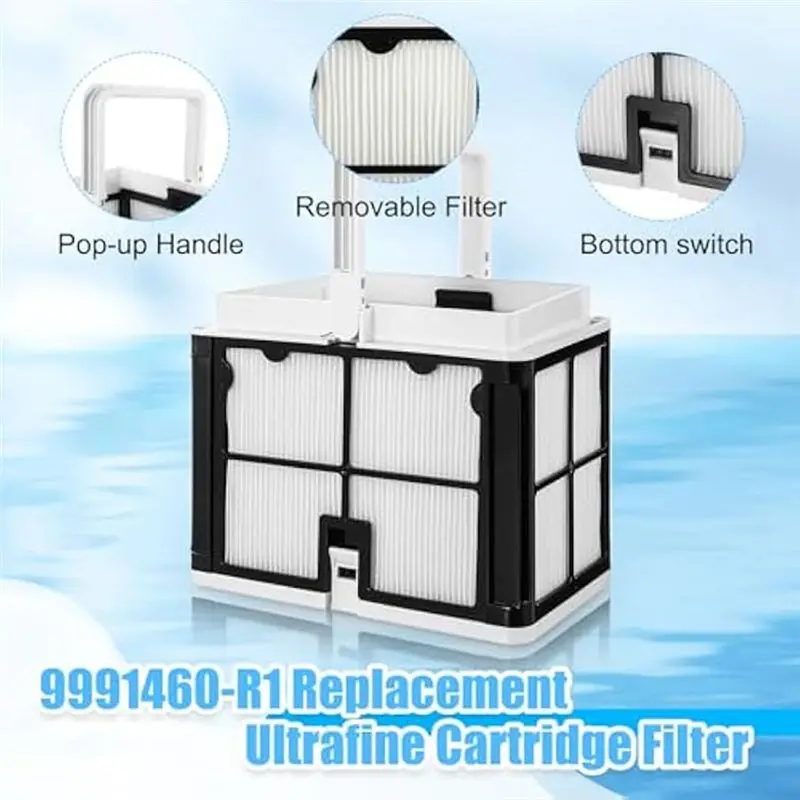 ABVJ-9991460-R1 Replacement Ultrafine Filter Skimmer Bottom Spring Filter Forrobotic Pool Cleaners