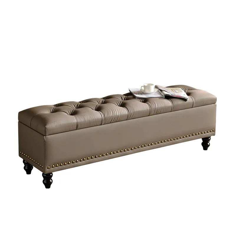 

Light luxury bedside stool bedroom fitting room cloakroom stool shoe changing stool Internet celebrity bedside modern