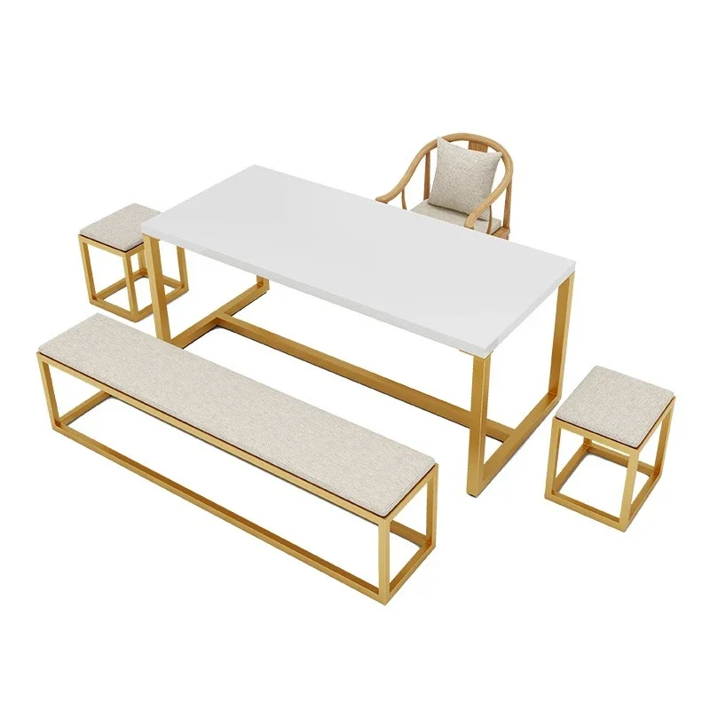 

Simple solid wood tea table, modern household light luxury, tea table