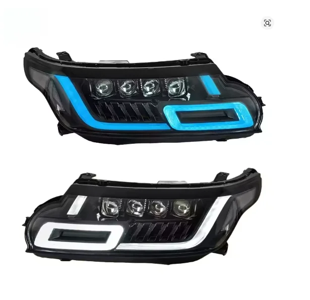 

YU GUANG для Range Rover Sport L494 2014-2017 годов, обновленные светодиодные фары, 4-объективные фары DRL, новый состояние, автомобильные аксессуарыescustomcu