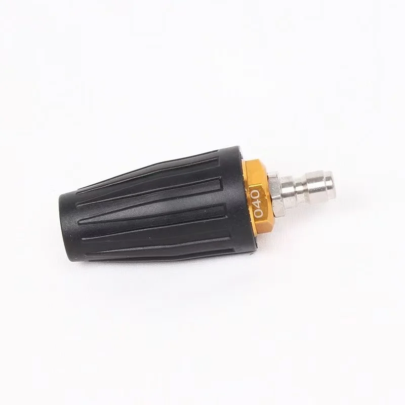 Ceramic Valve 2.5/3.0/3.5/4.0/4.5 GPM Orifice High Pressure Washer Turbo Nozzle 360° Rotating with 1/4" Quick Connector image 3
