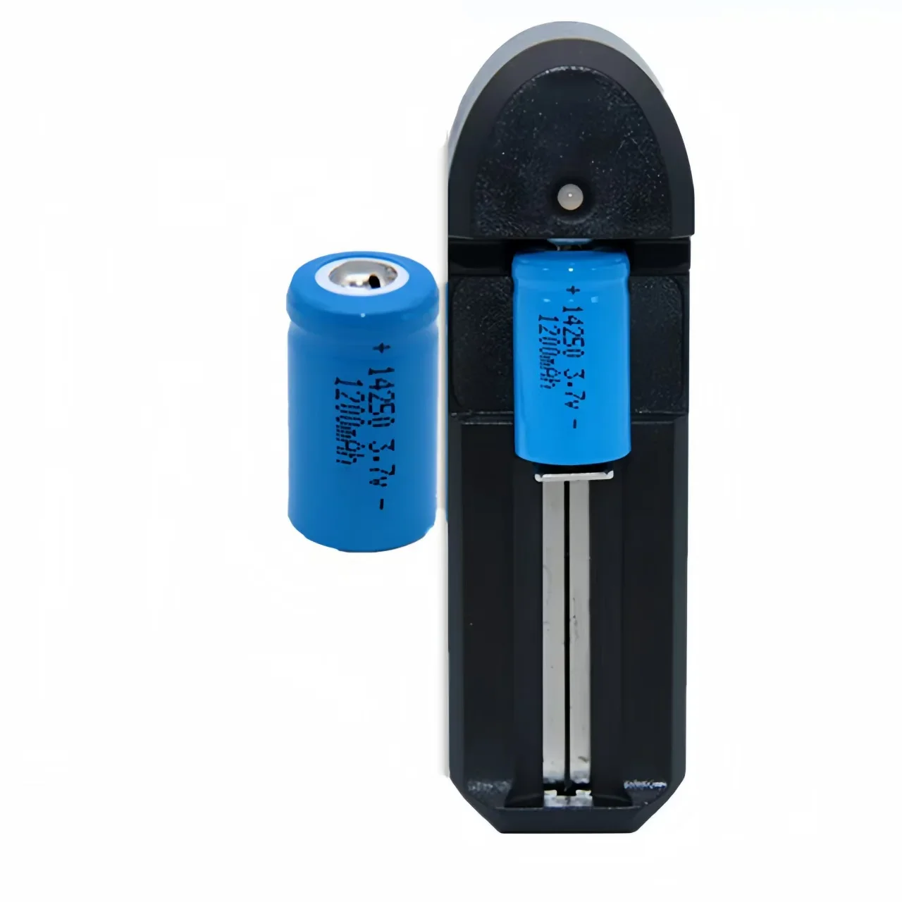 14250 شاحن بطارية ليثيوم قابلة للشحن 3.7 فولت 1200 مللي أمبير للكاميرا لاسلكي تخاطب إنذار الدخان مصباح يدوي رؤية ليزر بالأشعة تحت الحمراء