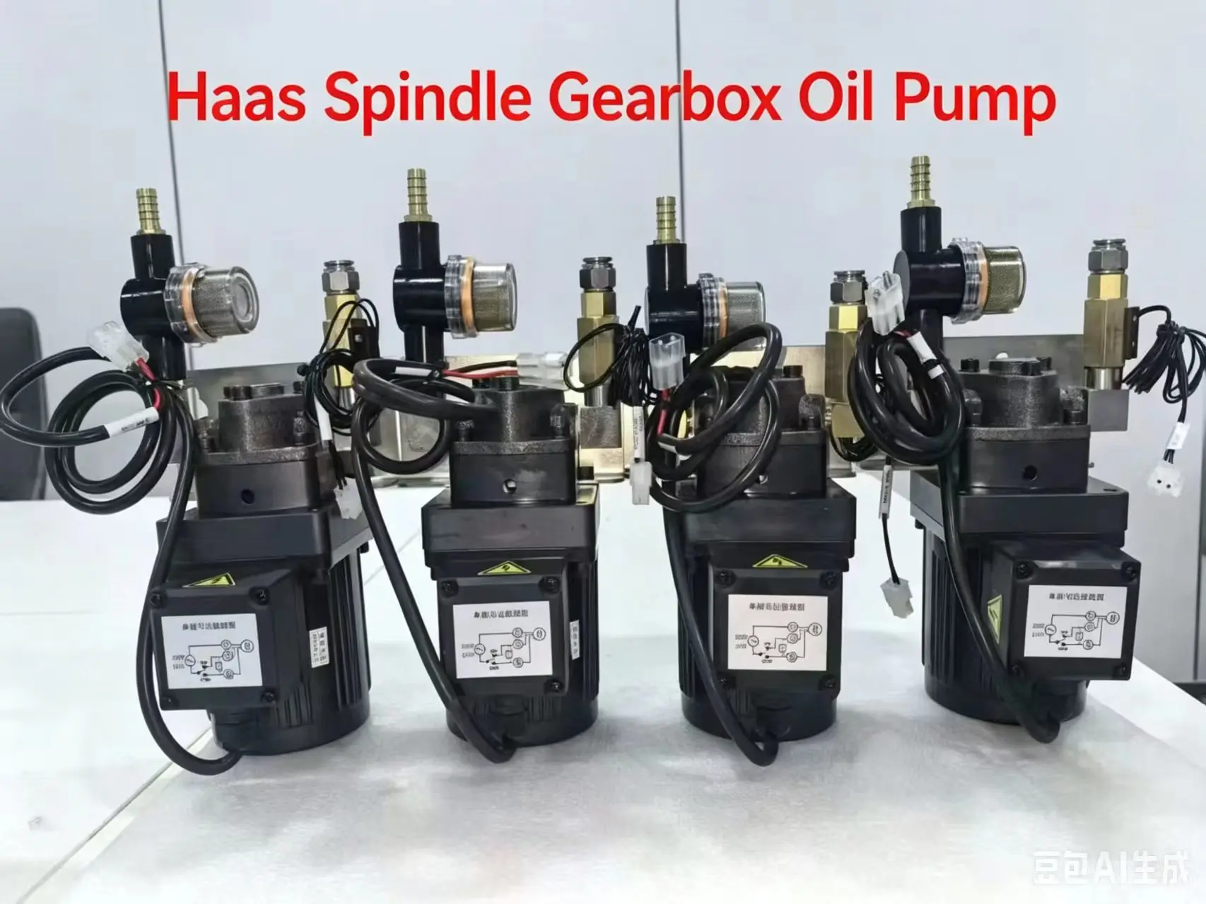 Bomba de Aceite para Husillo Haas 93-30-11656, Bomba de Lubricación para Husillo de Máquina CNC, Pieza de Repuesto Compatible con las Series Haas VF/UMC