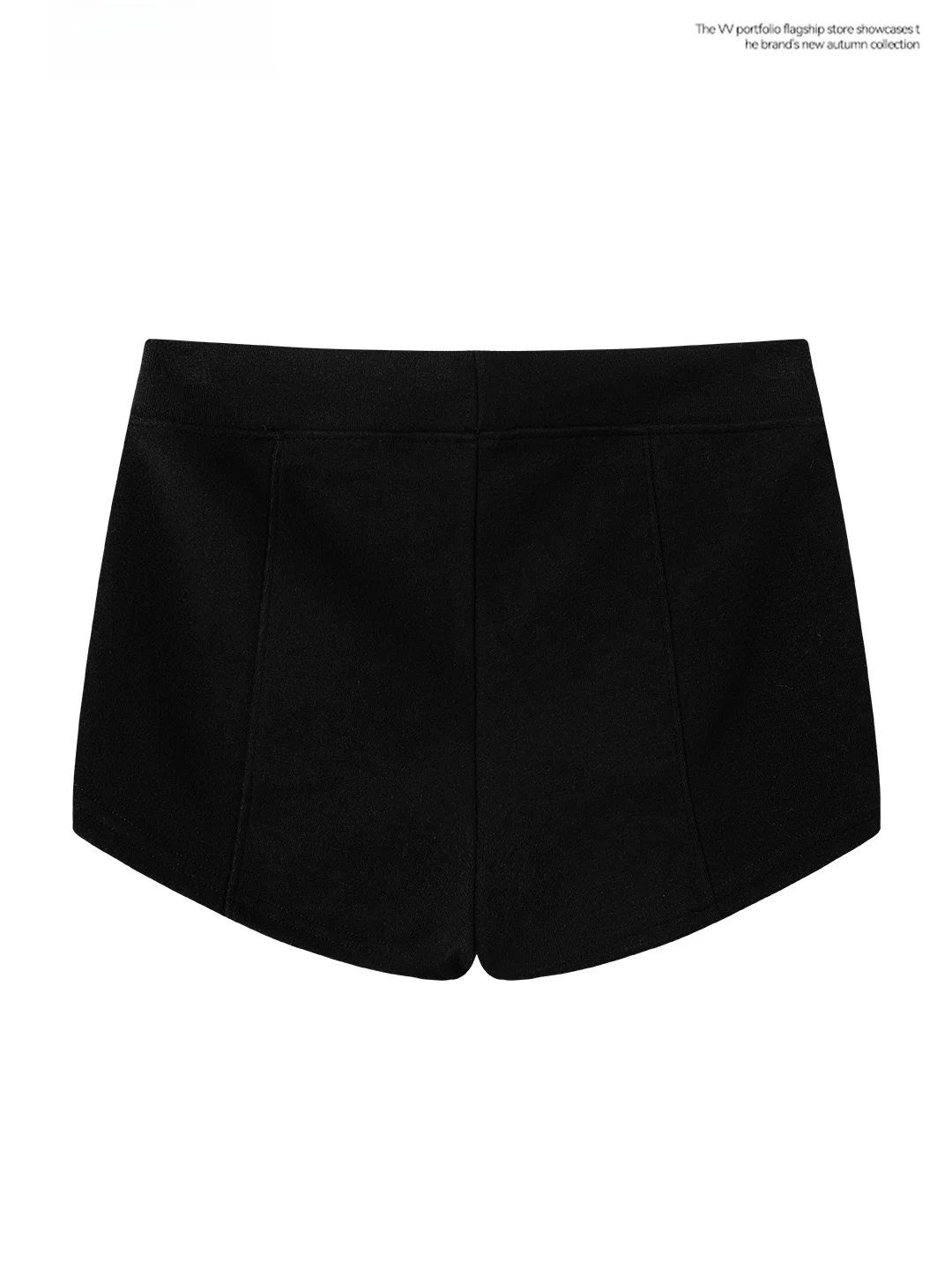 American Style Hot Girl Black Knitted Sporty Base Layer Shorts Women's Small Size Outdoor High Waist Hip Lifting Hot Pants Su...