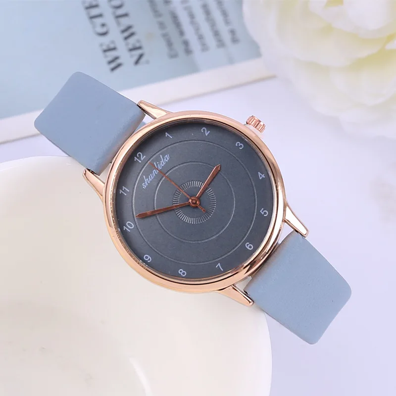 Hot Sales Fashion Ladies Wristwatch Leather Quartz Women's Watches Simple Casual Female Watch Gift montre femme Clock Dropship