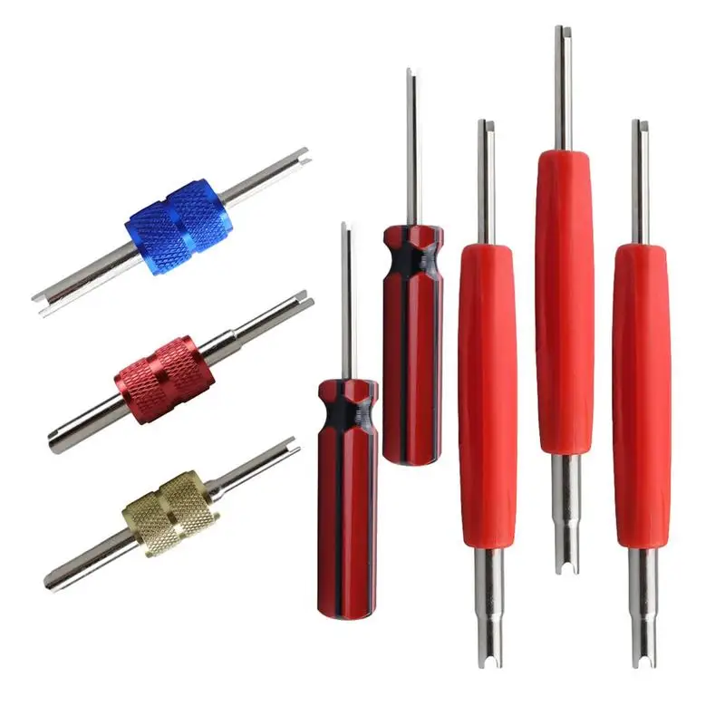 

Tire Valve Core Removal Tool Valve Core Wrench Spanner Valve Stem Dual & Single Head Remover Installer Tools for autovehicles