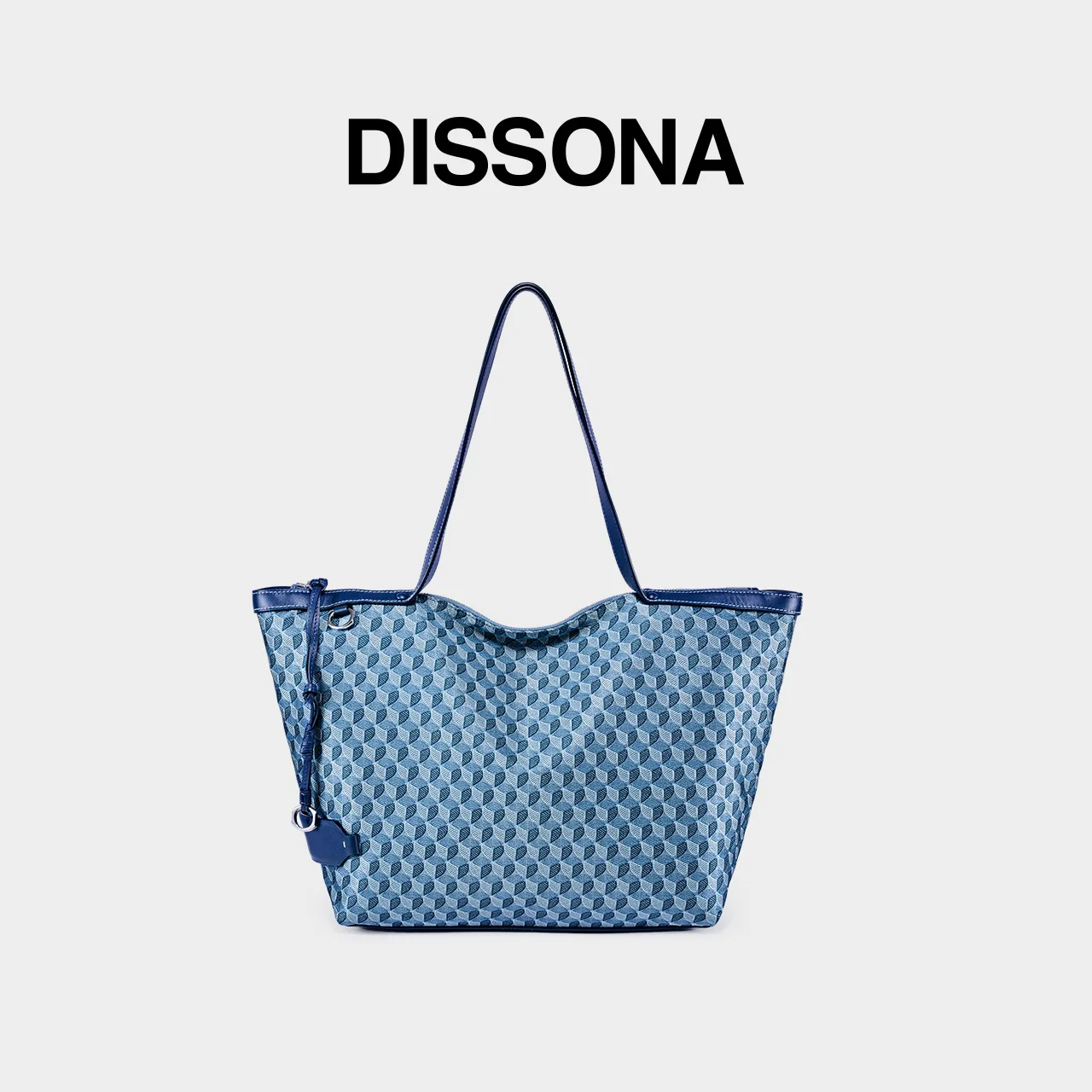 DISSONA Tote Bag Women's Lucky Pouch Shoulder Bag Crossbody Bag Travel Commuter Tote Handbag Trendy Diamond Quilted