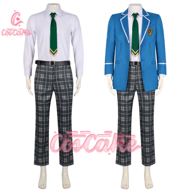 Ensemble Stars Wataru Hibiki Hokuto Hidaka Eichi tenshouin Tsukasa Suou Koga Ogami transfer student school uniform cosplay costu