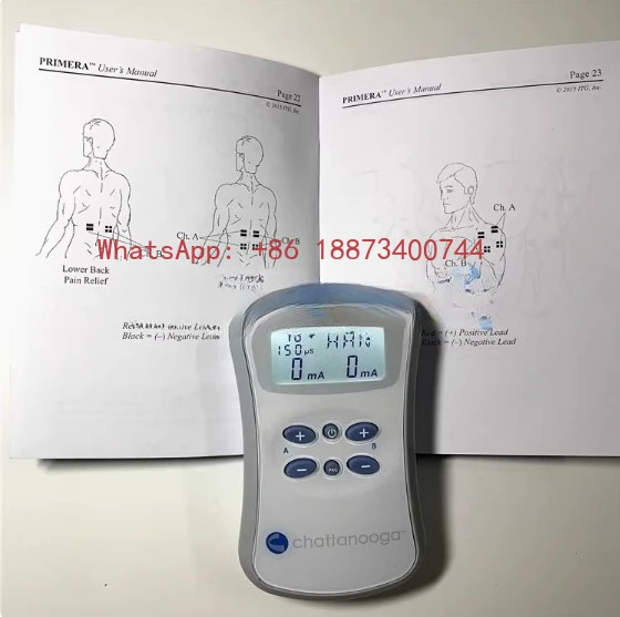 Chattanooga Primera TENS/NMES جهاز علاج موجي هان متين محمول 77615
