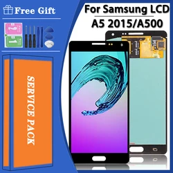 Super AMOLED For Samsung A5 2015 A500 A500F A500FU A500H A500M LCD Display Touch Screen Digitizer Assembly