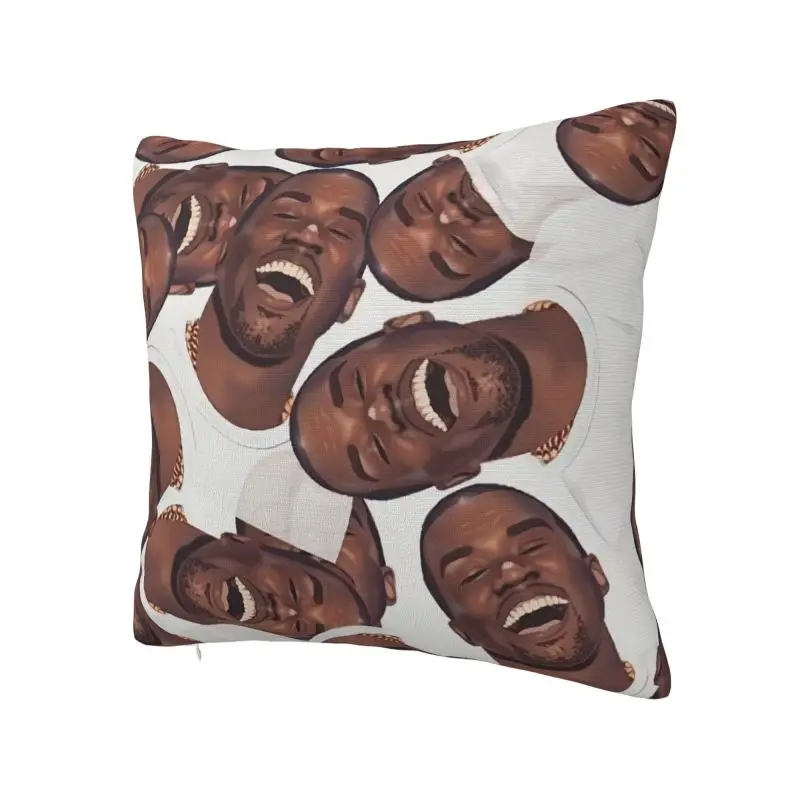 Funny Kanye West Collage Meme Cushion Cover 55x55 cm Polyester Velvet Throw Pillow Case For Sofa Car Seat Decoration Pillowcase