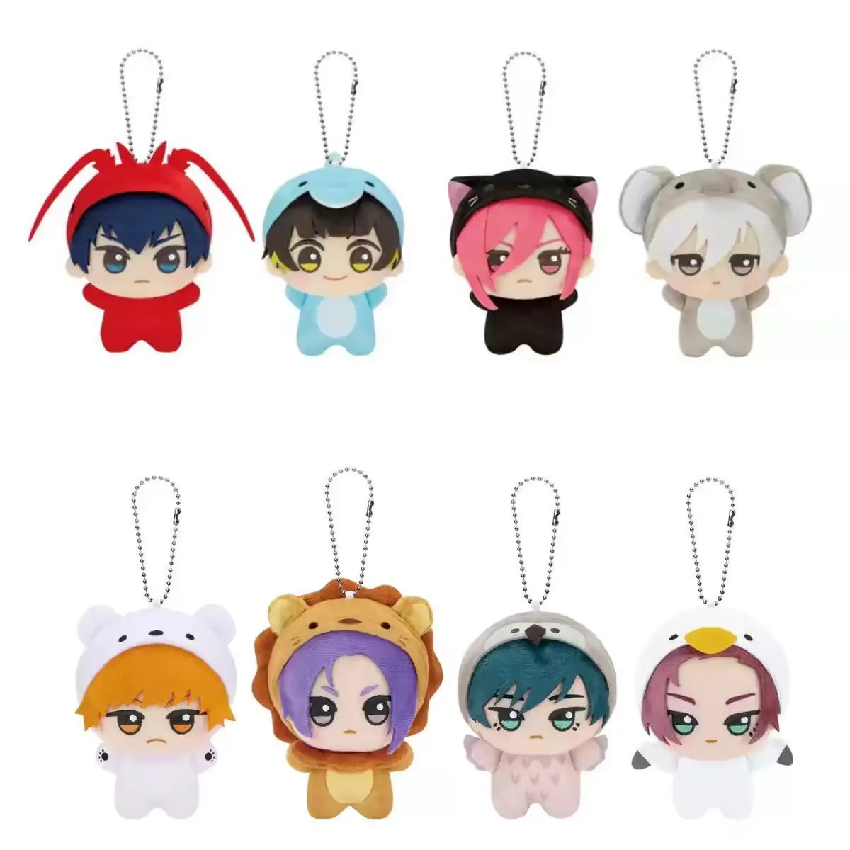 

Новый аниме BLUE LOCK Isagi Yoichi Chigiri Hyoma Nagi Seishiro Bachira Meguru Cosplay Animal Nunu Furry Maumet Cotton Doll Pendan