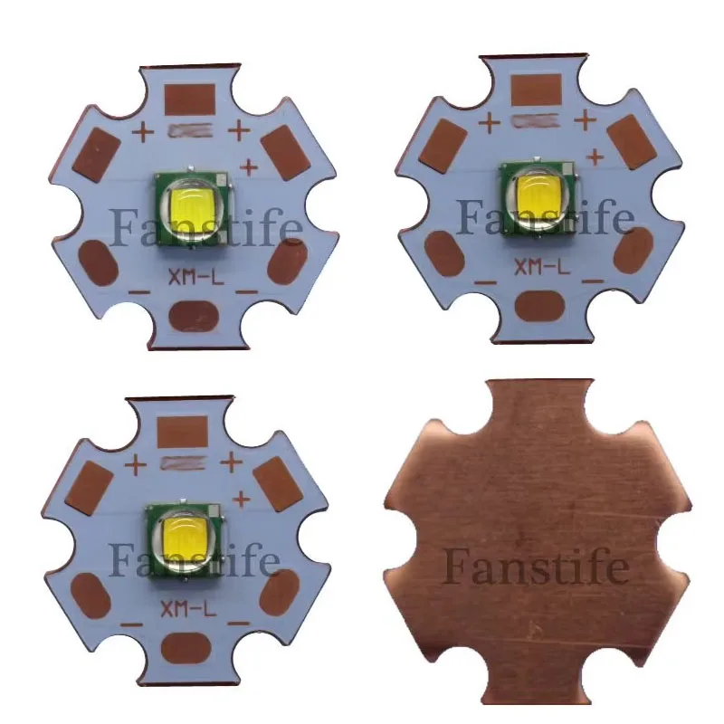 

1X US Original CREE XML XM-L T6 U2 5050 10W High Power Led with PCB Flashlight Spotlight Led Source
