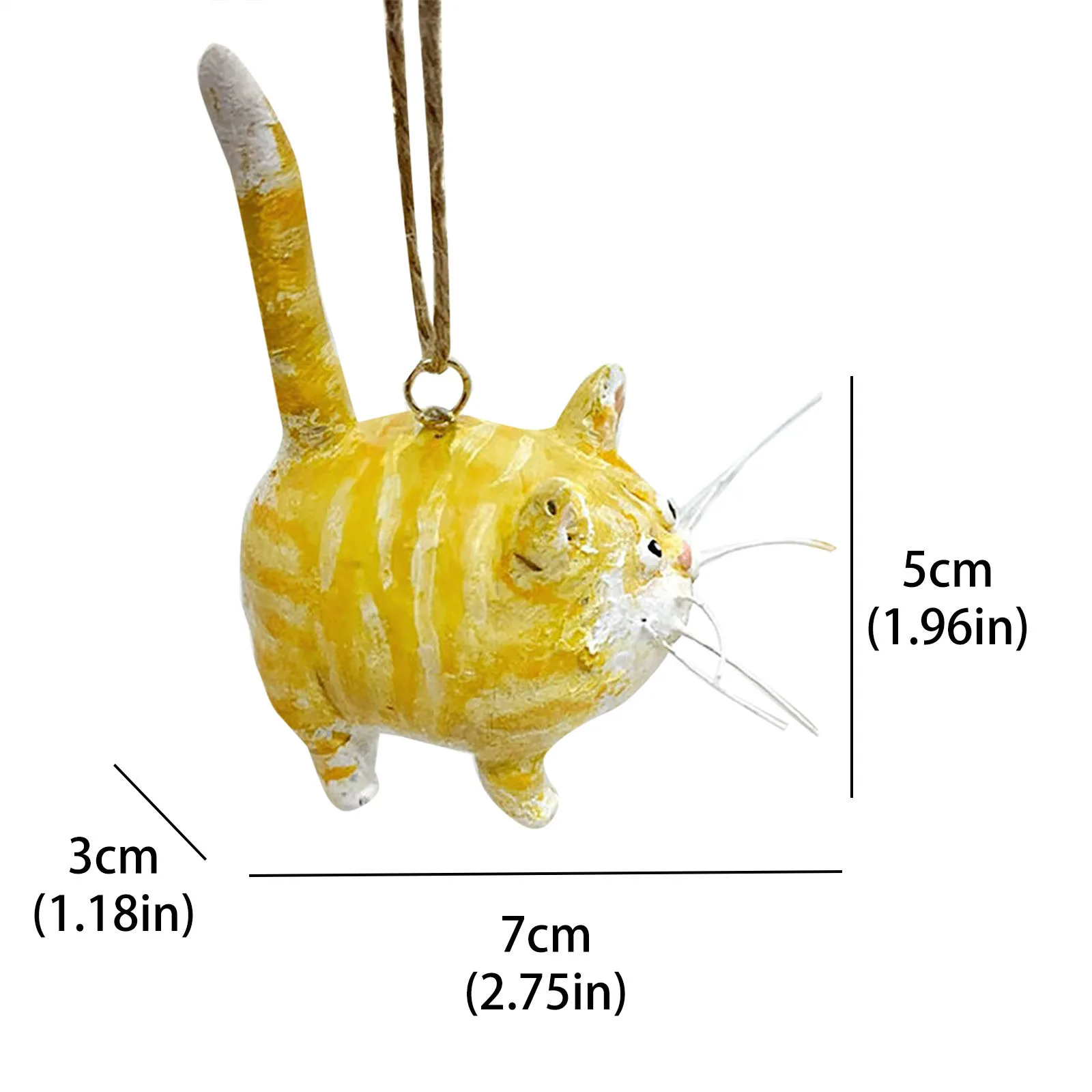 Kitty Miniatuur Sculptuur Kat Kerstboom Cadeau Ornamenten Kids Speelgoed Navidad Noel 2022 Feestdecoratie Kerstcadeaus