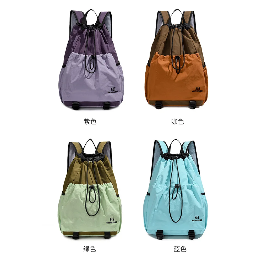 Outdoor camping, leisure backpack, rope rope, travel, mountain climbing, light sports and fitness backpack for men and women