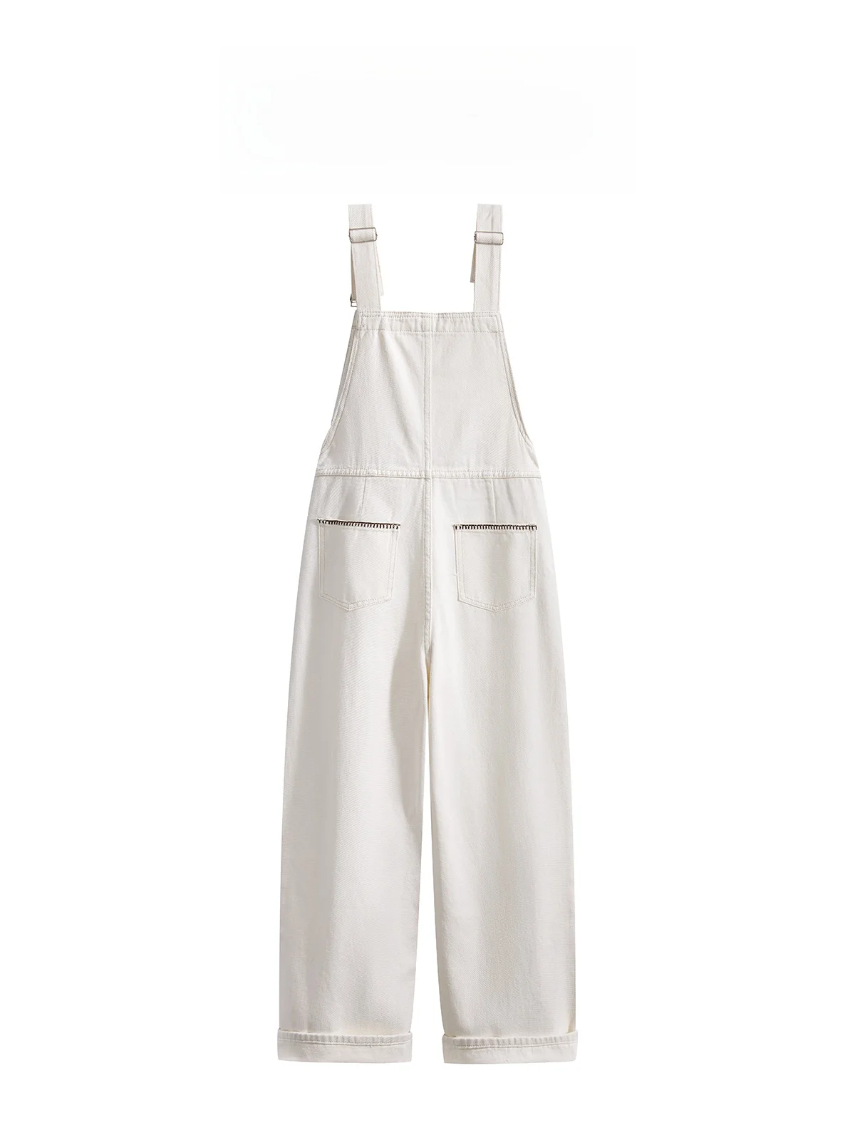 Hohe Taille Denim Overalls frauen Koreanische Sle Frühling Faion Breite Bein Overall Agel Casual Tragen Beständig Erwachsene Kleidung