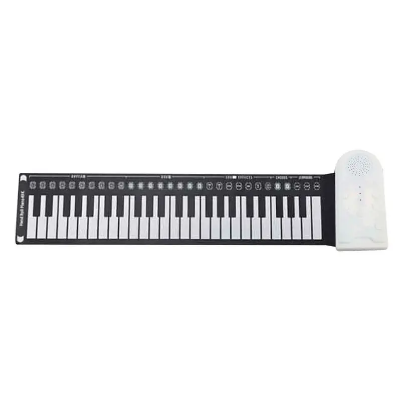 

49 Key Roll Up Piano Portable Foldable Hand Roll Music Keyboard Foldable 49 Keys Sensitive Travel Piano Keyboard Portable