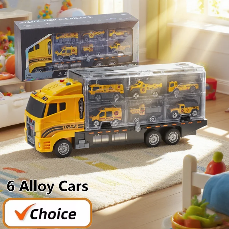 

Пожарный грузовик для маленьких мальчиков, наборы игрушек, подарки для детей, подходят как подарки на день рождения для детей от 3 до 8 лет