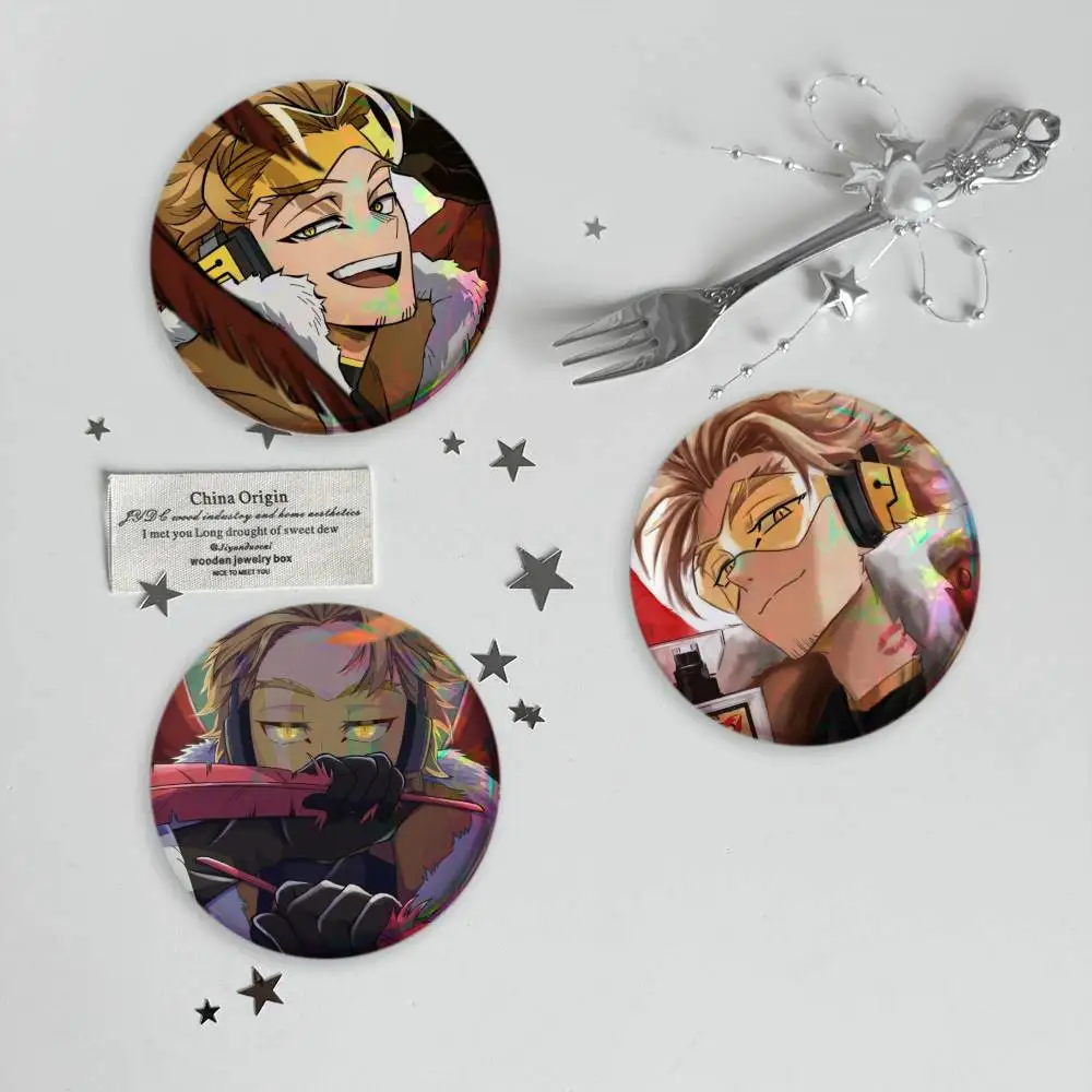 BNHA Hawks M-MHA Brooches Cartoon Badge Pins Backpack Hat Accessories Friend Gift