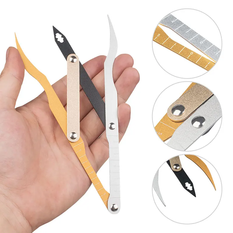 Stainless Steel Golden Ratio CALIPERS Microblading Permanent Makeup Eyebrow Mapping Ruler Measure Tool Mean Golden Brow DIVIDER