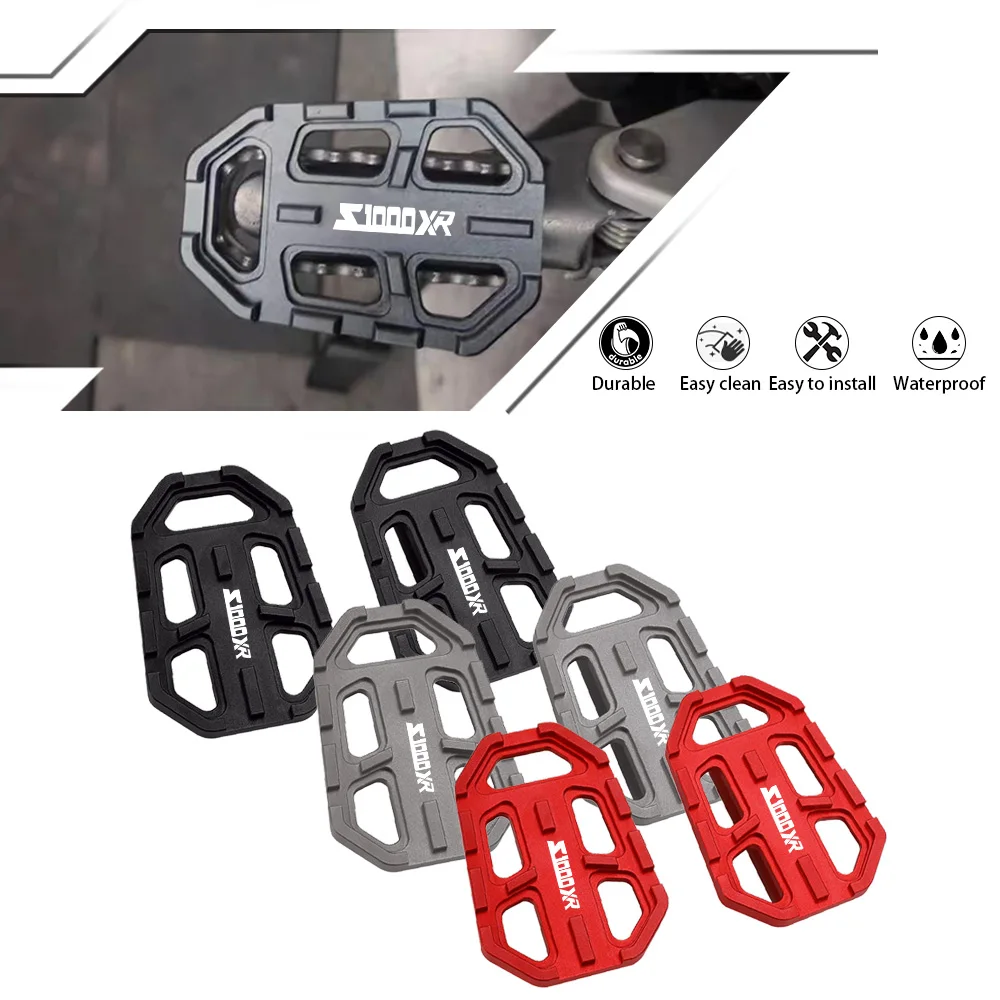 

For BMW S1000XR S1000 XRCNC Motorcycle 2017 2018 2019 2020 2021 2022 Billet Wide Foot Pegs Pedals Rest Footpegs S 1000 XR 2023