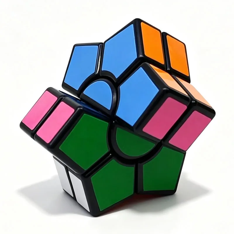 Creative Two Layered Hexagonal Star 2x3x3 Speed Cube SQ Brain Teasers for Adults Kids IQ Challenge Educational Toys