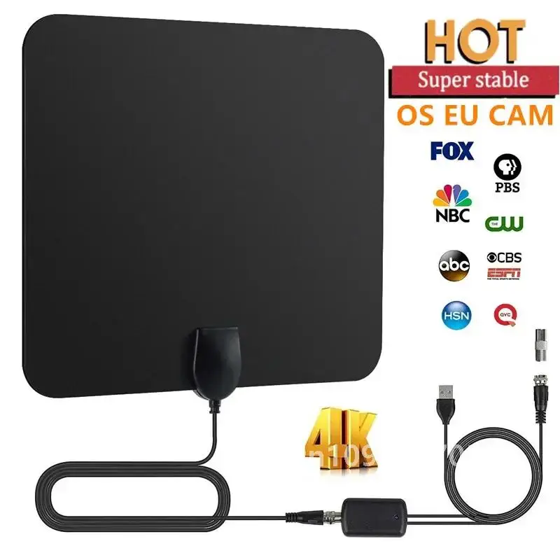 2024 Europe TV Antenne polska lines DE oscams 4K HD TV Box DVB Digital EU Stecker ccann Antenne flache Design