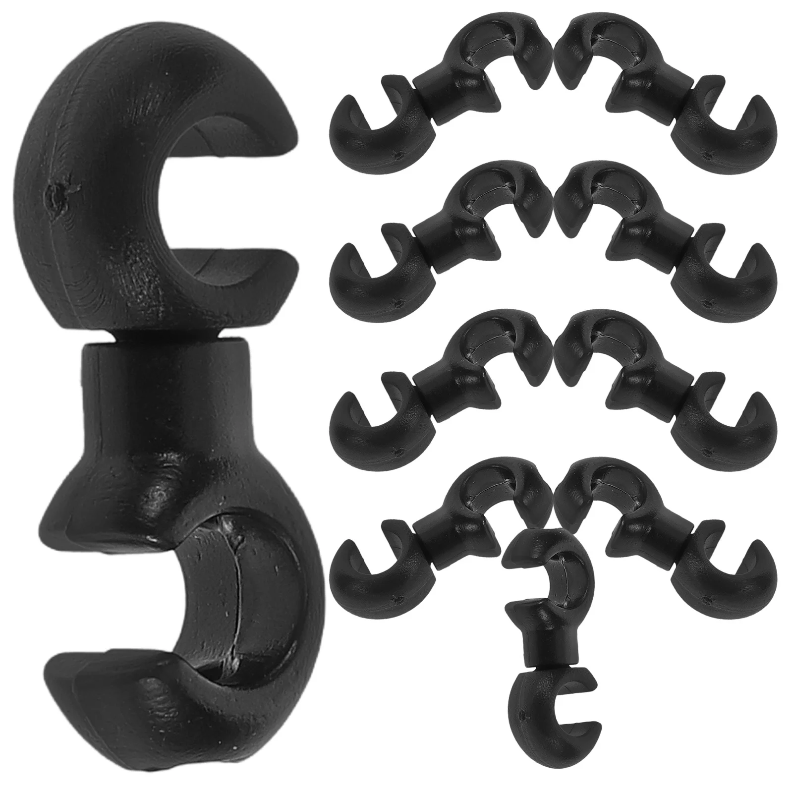 10 قطعة مشابك كابل الدراجة مركز الشماعات الدوارة للأنابيب الهيدروليكية كابلات الفرامل الطريق للطي دراجة الدراجات