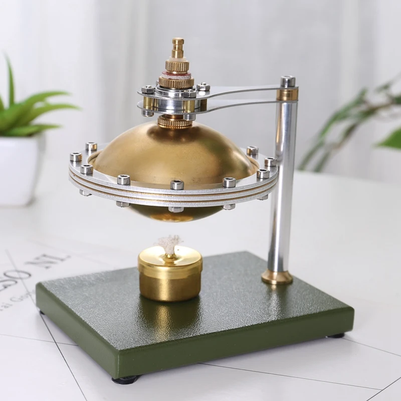 Hot Air Stirling Engine Motor Model DIY Unassembled Steam Flying Saucer Metal Physics Science Experiment Birthday Gift Durable