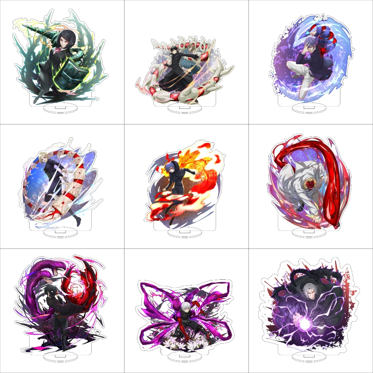 16CM Anime Tokyo Ghoul Cosplay acrílico soporte adornos Kaneki Ken JUZO SUZUYA Arima Kisho figura soporte regalos de Halloween