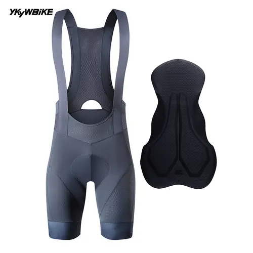 YKYWBIKE Men's Cycling Bib Shorts Road Bike Bibs Bicycle Tights Cycling MTB Bib Pants  with 6 Hours Padded Belgium Padding - Image 11